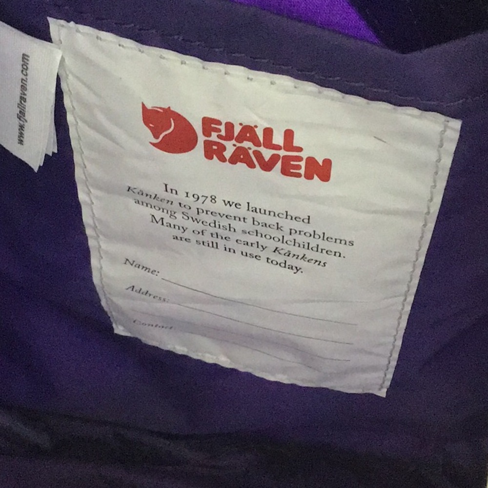 Purple Fjällräven Kånken Mini backpack - Picture 8 of 16